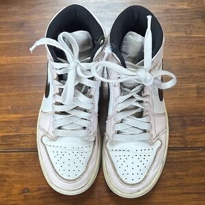 Nike Kids High-Top Sneakers White and Black